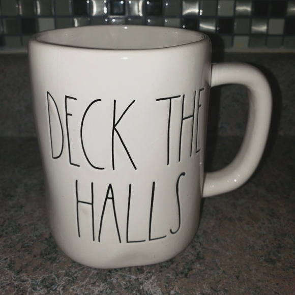 Rae Dunn DECK THE HALLS Mug - Picture 1 of 3